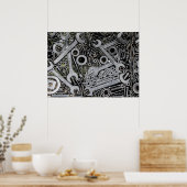 Noten en bouten poster (Keuken)