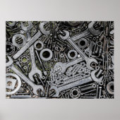 Noten en bouten poster (Voorkant)