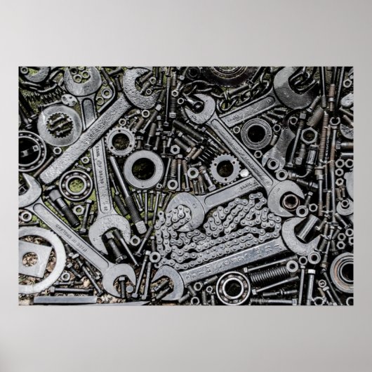 Noten en bouten poster (Voorkant)