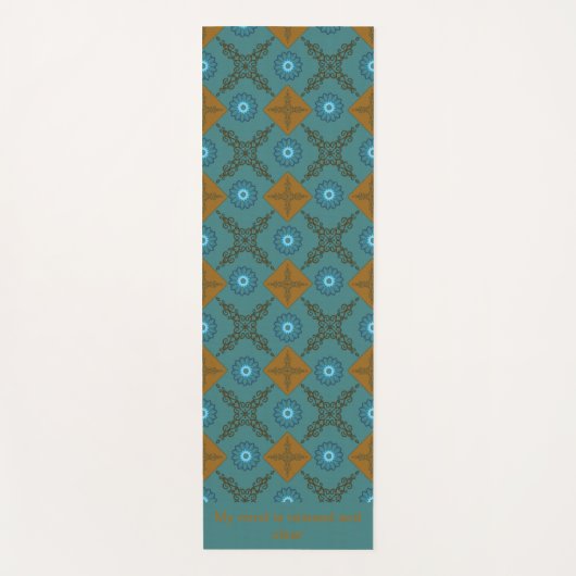 Noten en kruisingen yogamat (Voorkant)