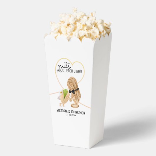 Noten in de liefde bruiloft bedankdoosjes (Popped)