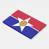 Noten met vlag van Dallas, Verenigde Staten Post-it® Notes (Schuin)