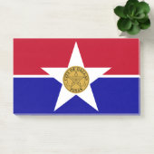 Noten met vlag van Dallas, Verenigde Staten Post-it® Notes (Kantoor)