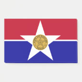 Noten met vlag van Dallas, Verenigde Staten Post-it® Notes (Voorkant)