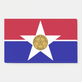 Noten met vlag van Dallas, Verenigde Staten Post-it® Notes