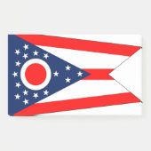 Noten met vlag van de staat Ohio, Verenigde Staten Post-it® Notes (Voorkant)
