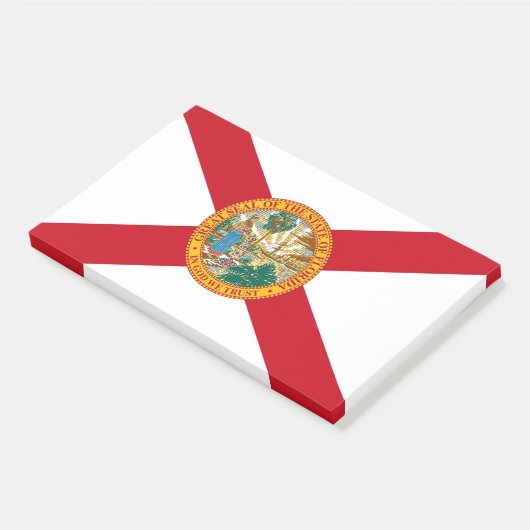 Noten met vlag van Florida, VS Post-it® Notes (Schuin)