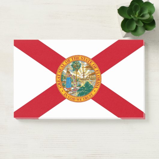 Noten met vlag van Florida, VS Post-it® Notes (Kantoor)