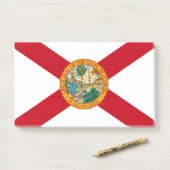 Noten met vlag van Florida, VS Post-it® Notes (Op bureau)