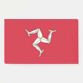 Noten met vlag van het eiland Man, VK Post-it® Notes