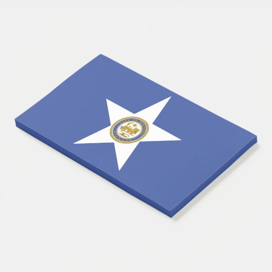 Noten met vlag van Houston, VS Post-it® Notes (Schuin)