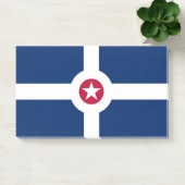 Noten met vlag van Indianapolis, Verenigde Staten Post-it® Notes (Kantoor)