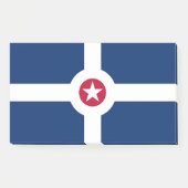 Noten met vlag van Indianapolis, Verenigde Staten Post-it® Notes (Voorkant)