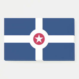 Noten met vlag van Indianapolis, Verenigde Staten Post-it® Notes