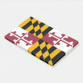 Noten met vlag van Maryland, VS Post-it® Notes (Schuin)