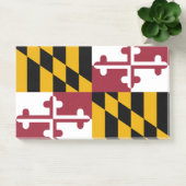Noten met vlag van Maryland, VS Post-it® Notes (Kantoor)