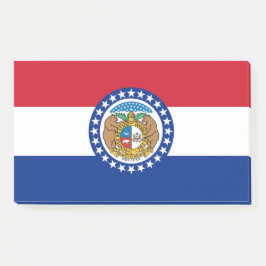 Noten met vlag van Missouri, Verenigde Staten van  Post-it® Notes