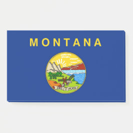 Noten met vlag van Montana, Verenigde Staten Post-it® Notes