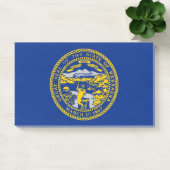 Noten met vlag van Nebraska, VS Post-it® Notes (Kantoor)