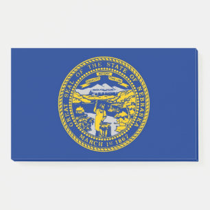 Noten met vlag van Nebraska, VS Post-it® Notes