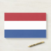 Noten met vlag van Nederland Post-it® Notes (Op bureau)