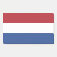 Noten met vlag van Nederland