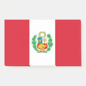Noten met vlag van Peru Post-it® Notes (Voorkant)