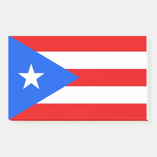 Noten met vlag van Puerto Rico, Verenigde Staten v Post-it® Notes (Voorkant)