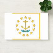 Noten met vlag van Rhode Island, Verenigde Staten Post-it® Notes (Kantoor)