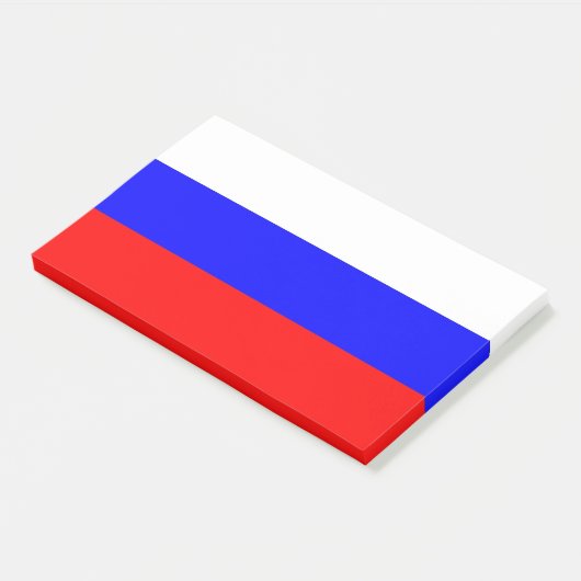Noten met vlag van Rusland Post-it® Notes (Schuin)