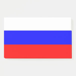 Noten met vlag van Rusland Post-it® Notes