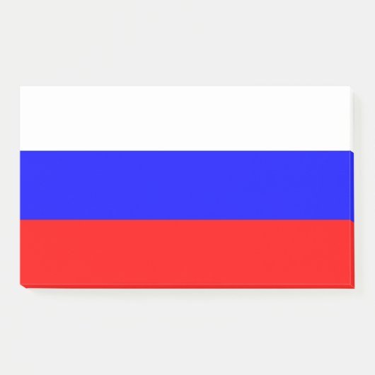 Noten met vlag van Rusland Post-it® Notes (Voorkant)