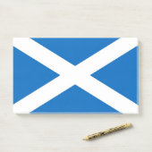 Noten met vlag van Schotland, Verenigd Koninkrijk Post-it® Notes (Op bureau)