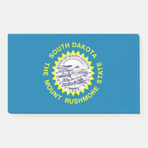 Noten met vlag van South Dakota, Verenigde Staten Post-it® Notes