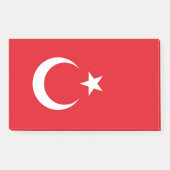 Noten met vlag van Turkije Post-it® Notes (Voorkant)