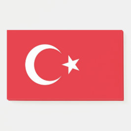 Noten met vlag van Turkije Post-it® Notes