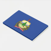 Noten met vlag van Vermont, Verenigde Staten Post-it® Notes (Schuin)