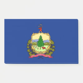Noten met vlag van Vermont, Verenigde Staten Post-it® Notes