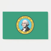 Noten met vlag van Washington, Verenigde Staten Post-it® Notes (Voorkant)