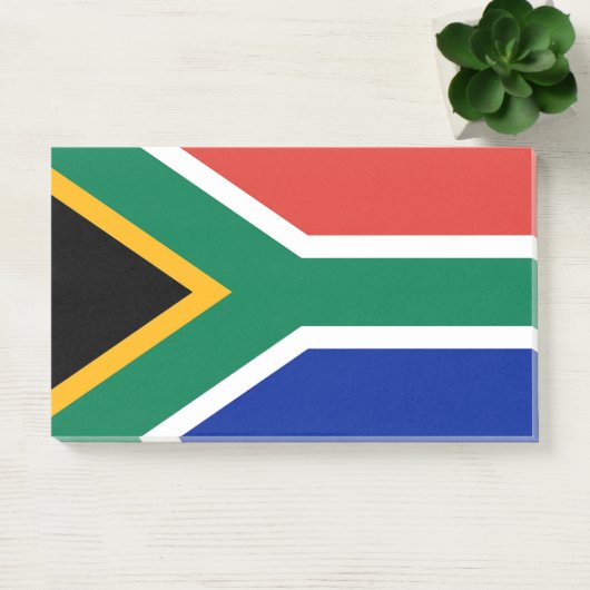 Noten met vlag van Zuid-Afrika Post-it® Notes (Kantoor)