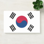 Noten met vlag van Zuid-Korea Post-it® Notes (Kantoor)