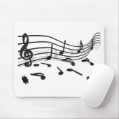 Noten, Musik Muismat (Met muis)