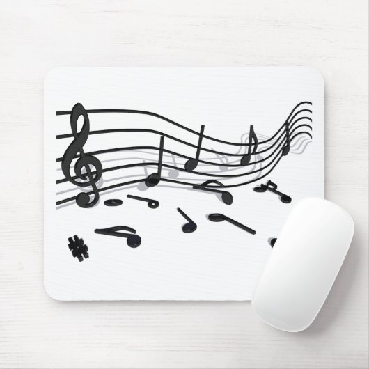 Noten, Musik Muismat (Met muis)