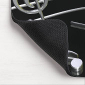 Noten, Musik, schwarz . Mousepad - Mauspad Muismat (Hoek)