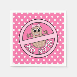 Noten of Geen Noten geslacht onthullen servetten