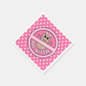 Noten of Geen Noten geslacht onthullen servetten (Hoek)