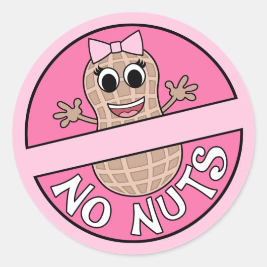 Noten of Geen Noten geslacht onthullen stickers (Voorkant)