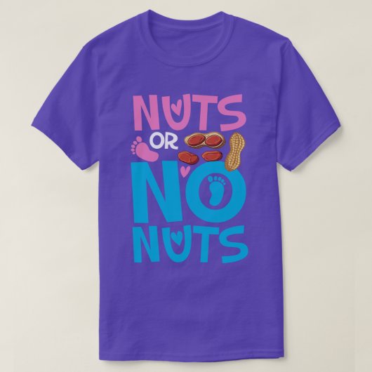 Noten of geen noten t-shirt (Design voorkant)