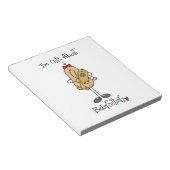 Noten over babysitten T-shirts en cadeaus Notitieblok (Schuin)