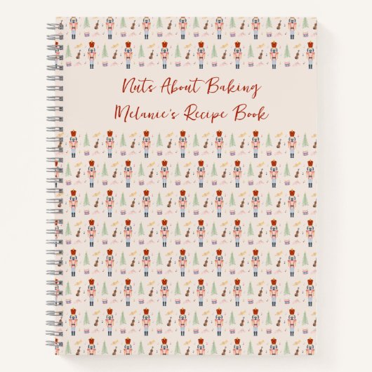 Noten over bakken Notenkraker Grappig vakantie rec Notitieboek (Voorkant)